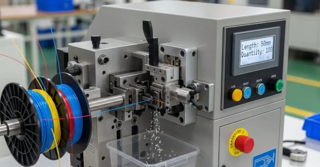 Wire Cutting and Stripping Machine