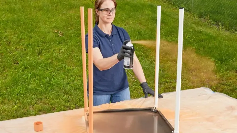 How to make spray paint dry faster