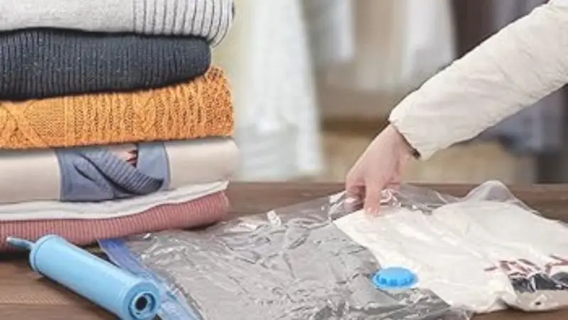 Vacuum seal bags for travel