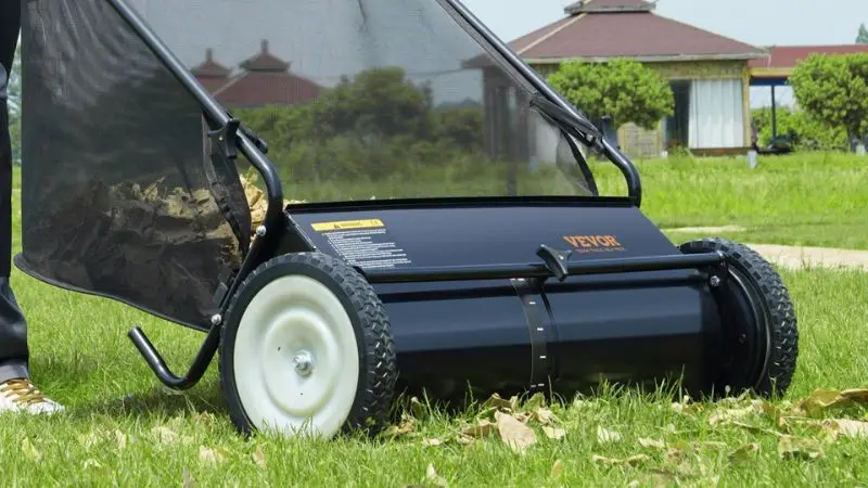 Lawn Sweeper Vs Bagger Comparison