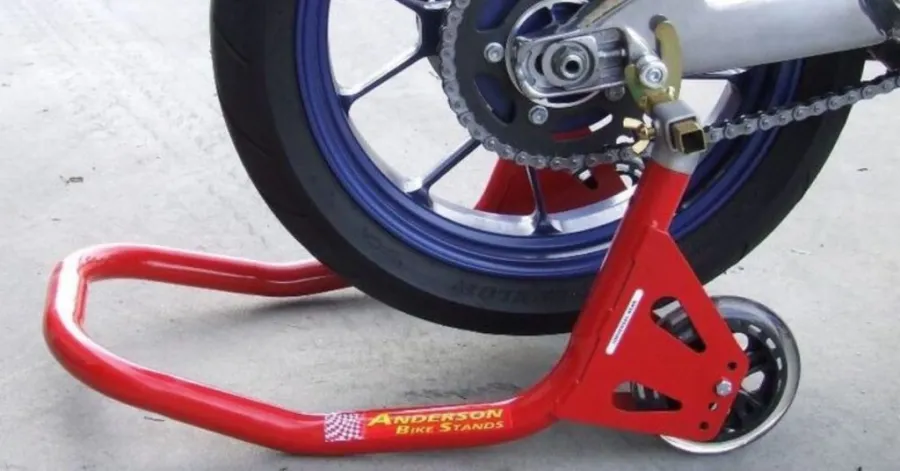how to use a motorcycle stand