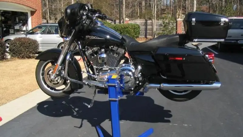 Motorcycle stands for maintenance