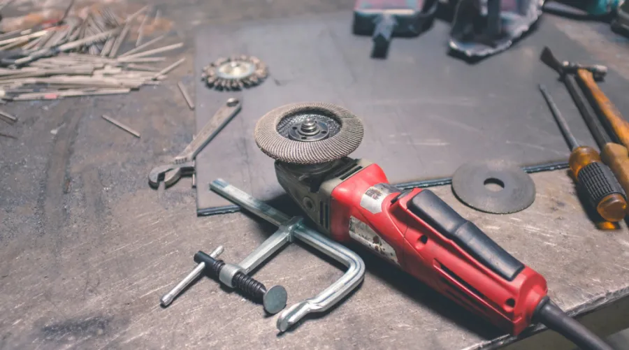 power tools on the table
