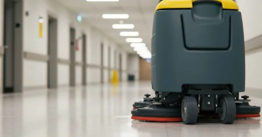floor sweeper and scrubber