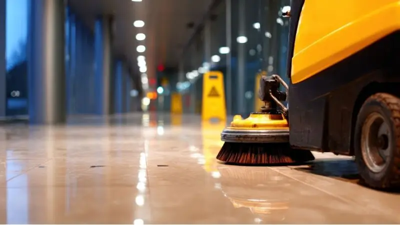 effectiveness of floor sweepers vs scrubbers