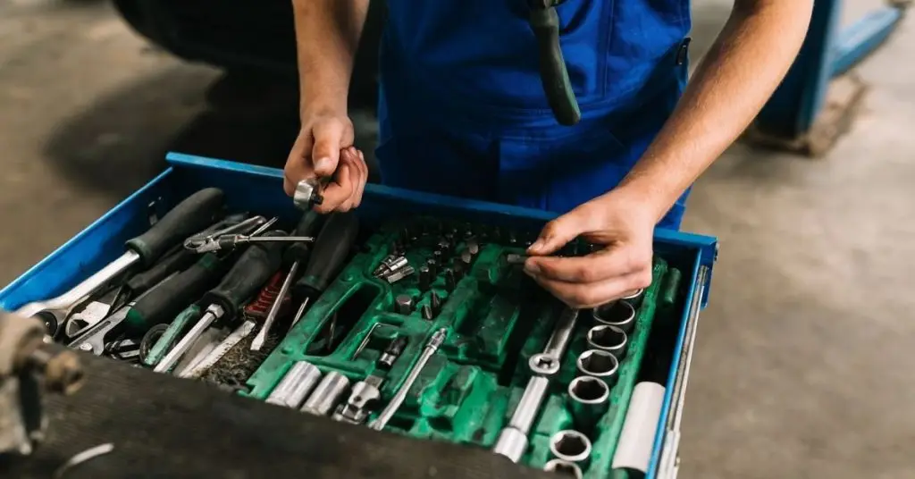 wrench organizer for tool box