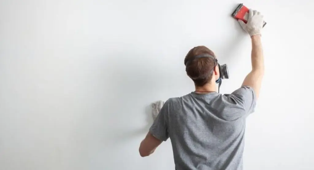 how to sand mud on drywall