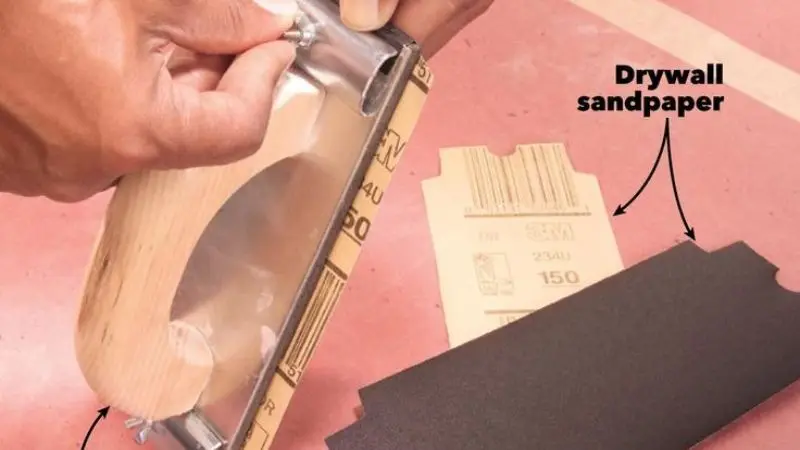 Right sandpaper for drywall sanding