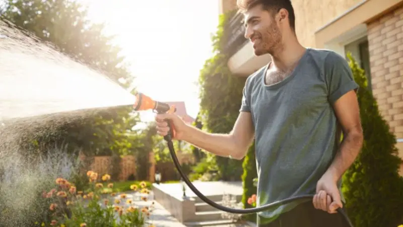 Tools needed when Window washing with garden hose