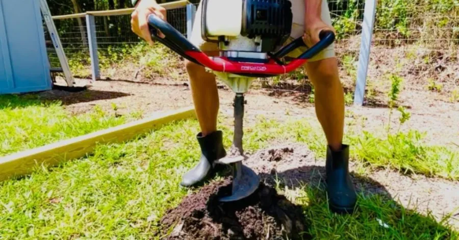 how to use hole digger​