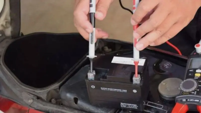 step-by-step motorcycle charging process