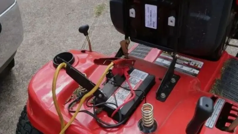 How to charge a lawn mower battery step by step