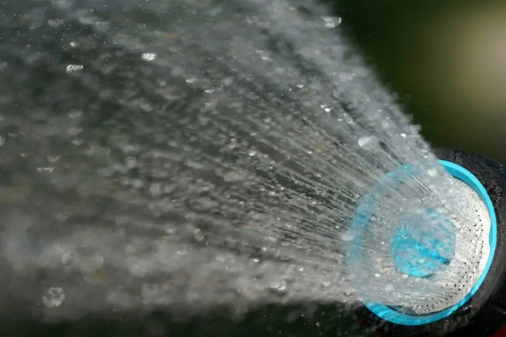 Various types of spray nozzles are used for different lawn and garden applications.