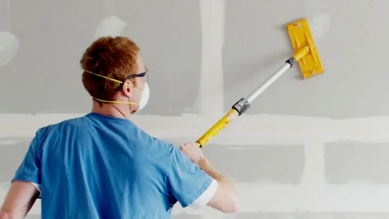 How to sand a drywall patch step by step