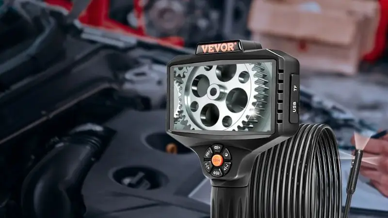 Guide on chimney inspection camera