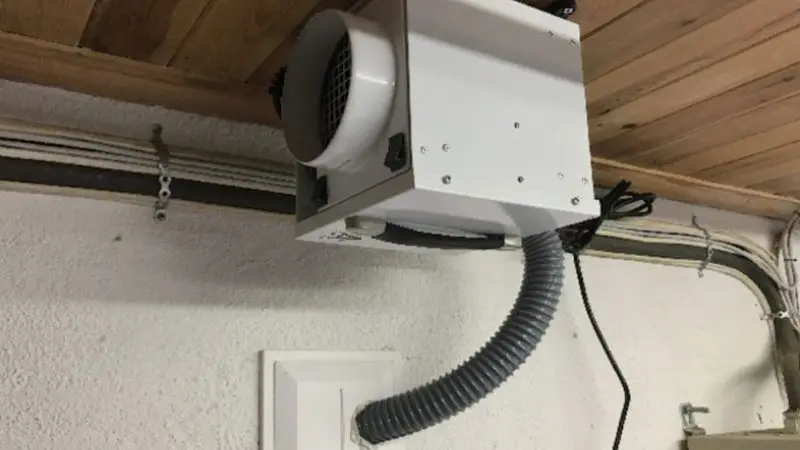 wall-mounted dehumidifier for basement use