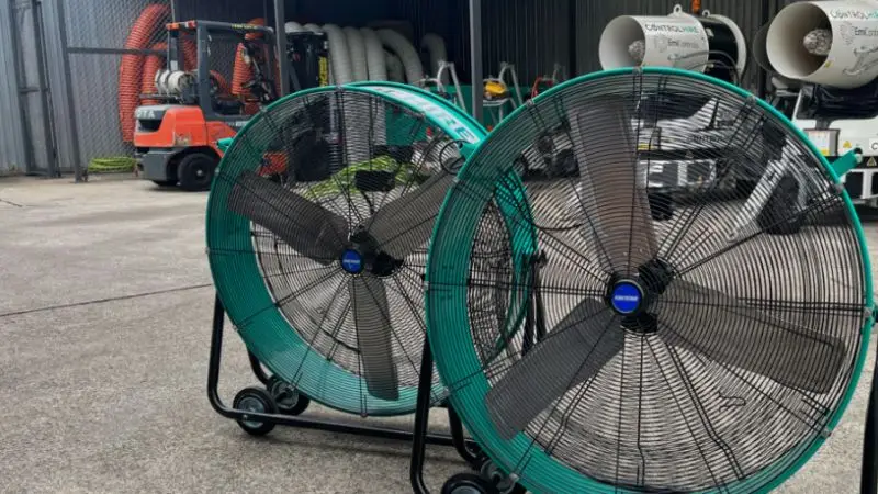 types of industrial drum fans