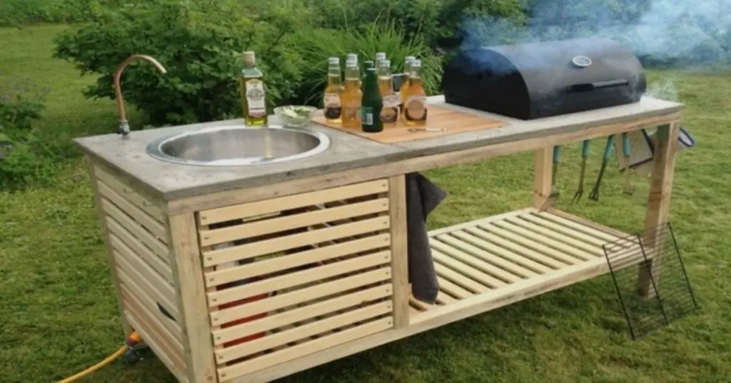 outdoor bar sink