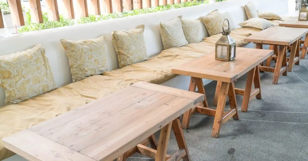 rectangular patio table