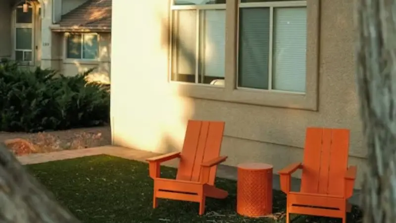 Design of stackable patio chairs 