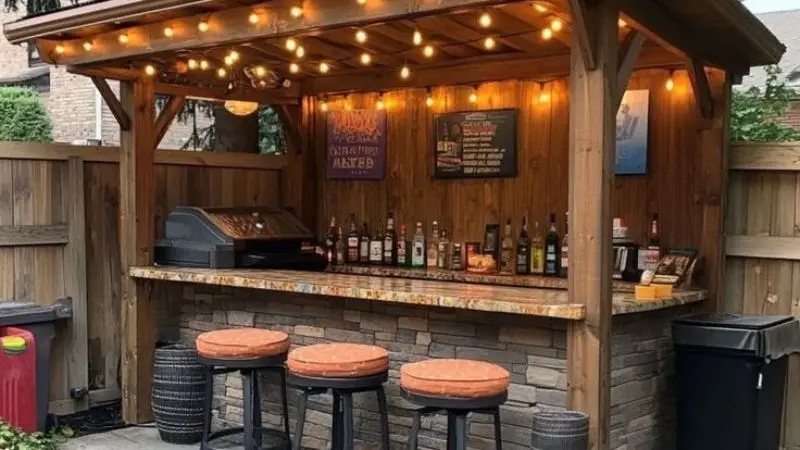 Build an outdoor Bar