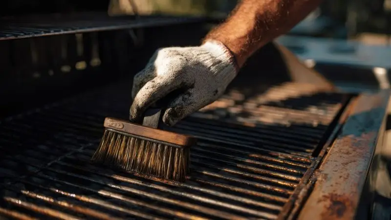 How to clean a grill