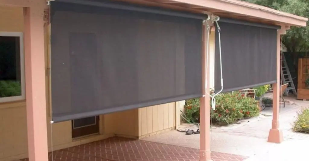 DIY patio screen