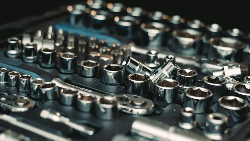  different socket sets and sizes