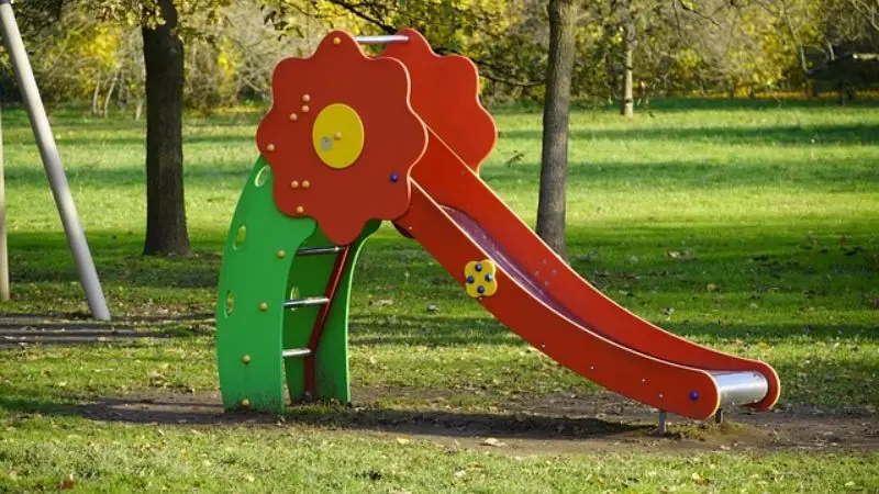 Colorful Playground Slide