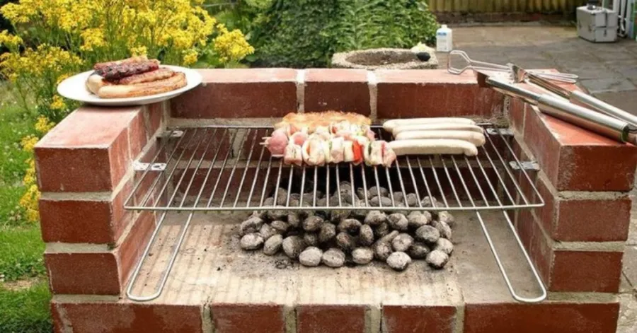 diy brick BBQ grill​