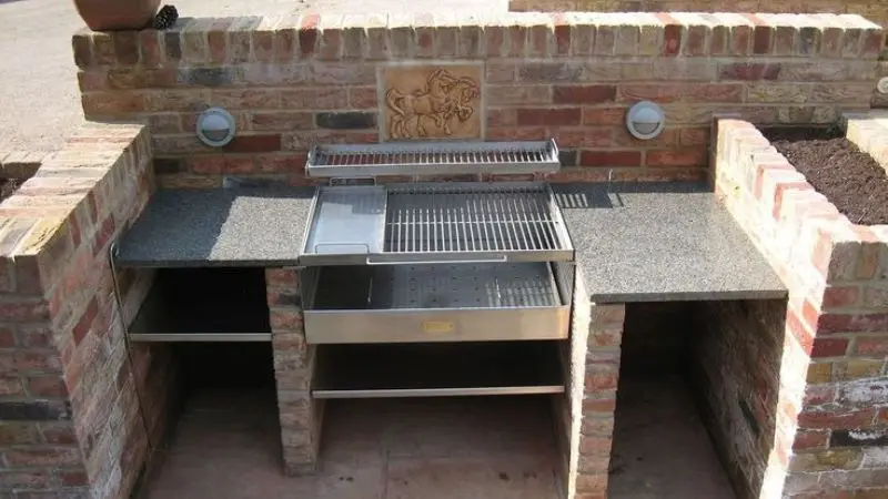How to make a brick BBQ grill