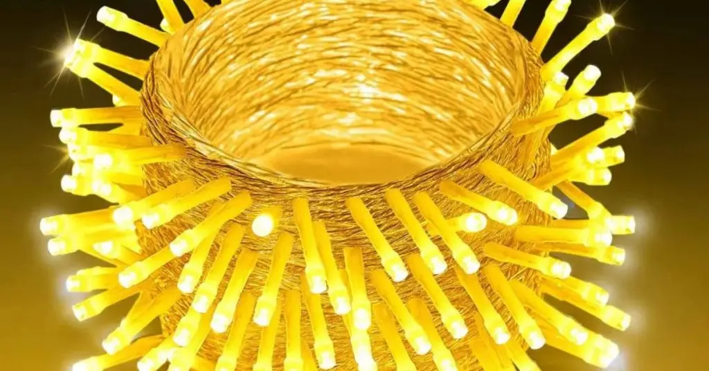 how to string lights in backyard​