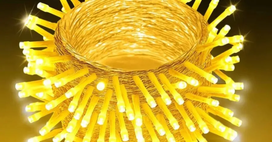 how to string lights in backyard​