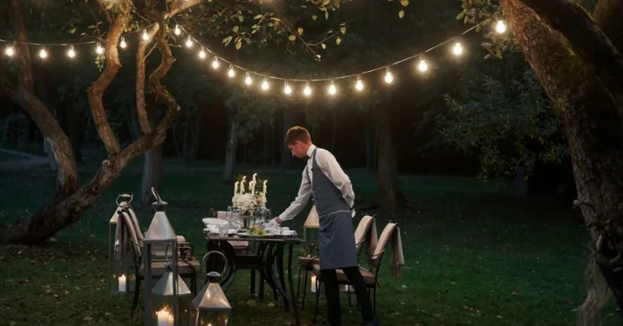 backyard engagement party ideas​