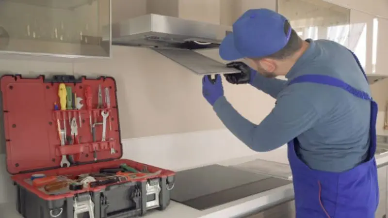 Tools needed for maintenance of the vent hood