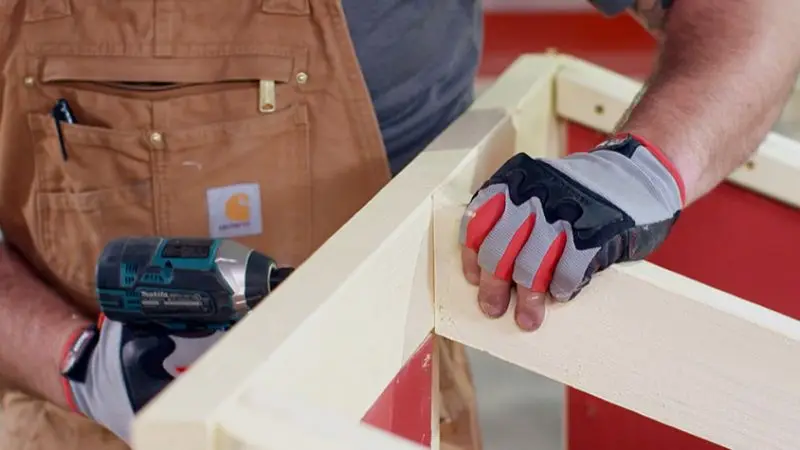 tools and materials for building a chicken coop