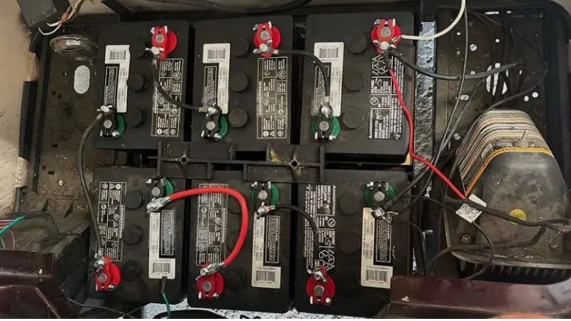 golf cart battery wiring of 48V system