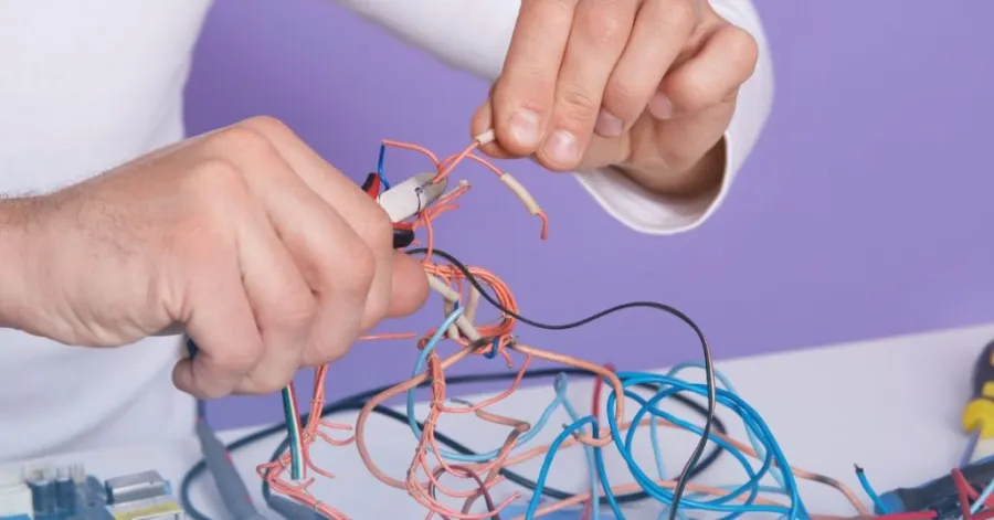 What tool helps strip thick cables without effort
