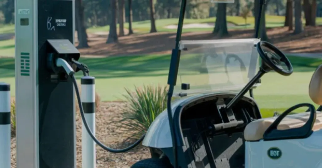 charging golf cart battery