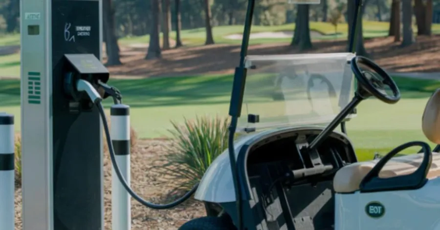 charging golf cart battery