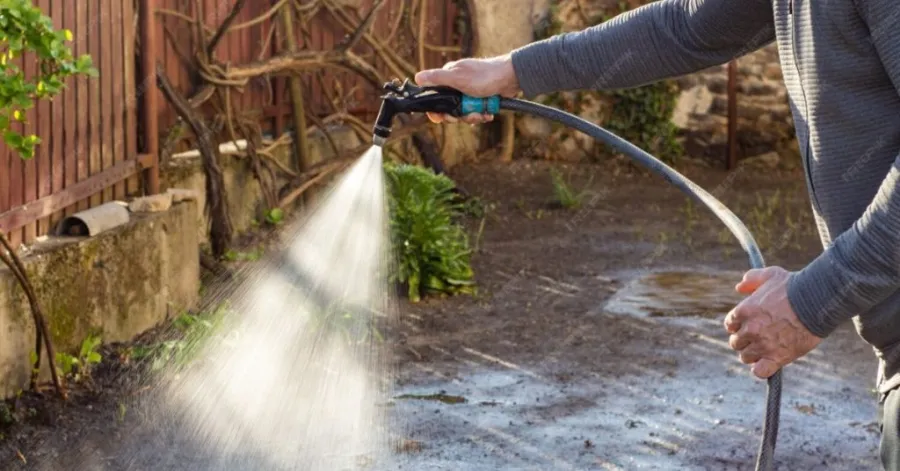 hose reel pressure washing