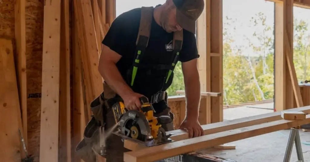 Lumber cutting for home construction