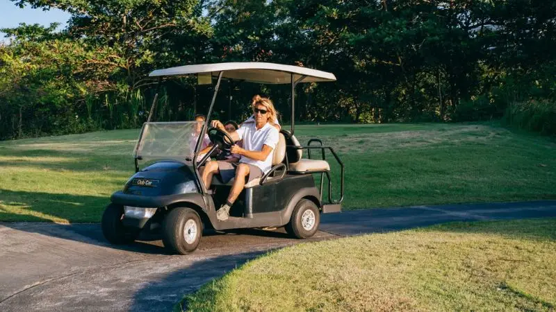 benefits of large battery packs in golf carts.
