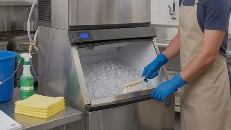 installing and maintaining tips for the ice machine