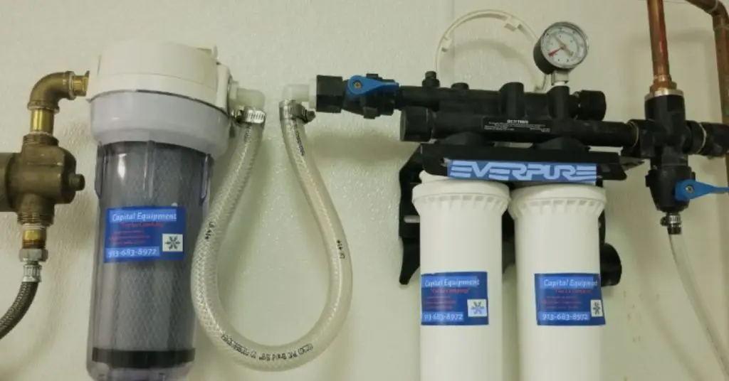 Eismaschine Wasserfilter