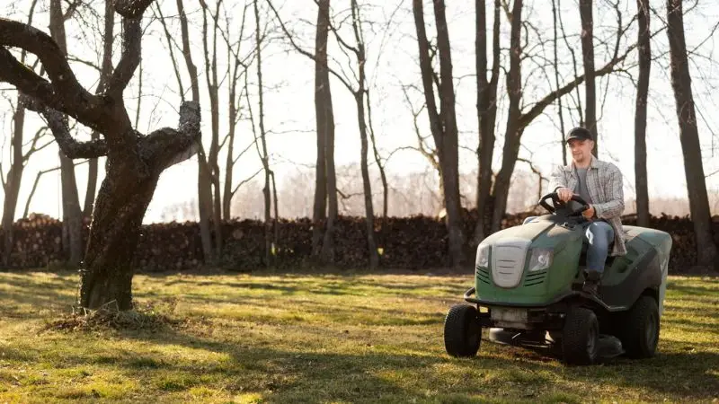 pros of a powered lawn sweeper