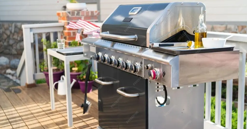 diy outdoor grill station