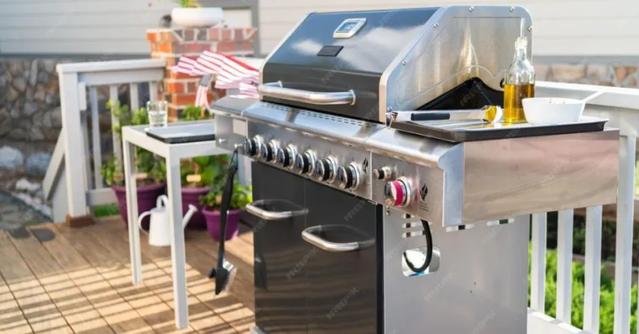 diy outdoor grill station