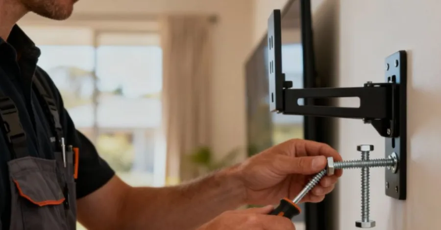 how to mount a TV without drilling