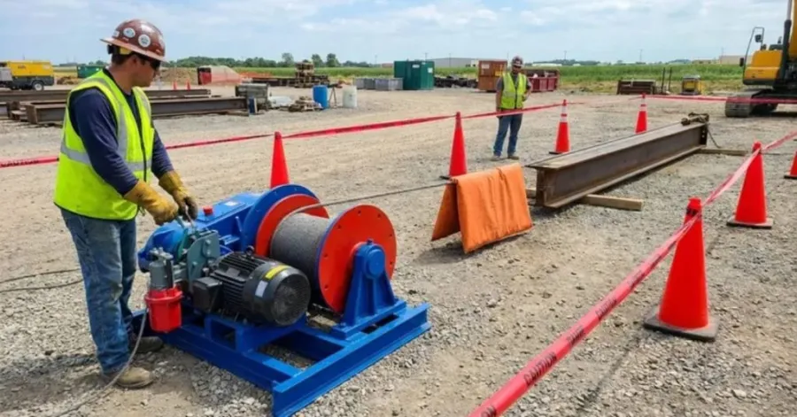 electric cable winch